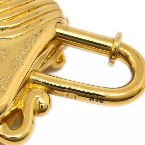 Hermes I'Afrique Lion 1997 Cadena Gold Small Good - Picture 3 of 4